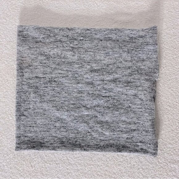 5/$25 Unisex Soft Grey Neck Warmer Scarf - Picture 3 of 5